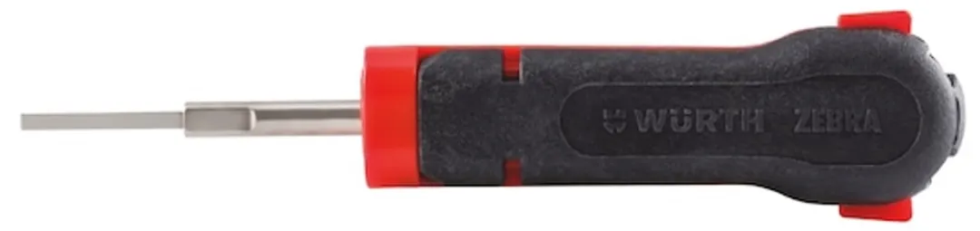 Würth Ontgrendelgereedschap voor connectors - 1 Stuks - Rood/Zilver/Zwart