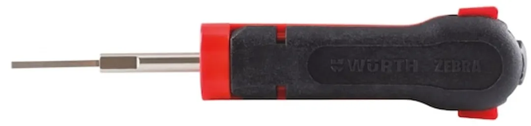 Würth Ontgrendelgereedschap voor connectors - 1 Stuks - Rood/Zilver/Zwart
