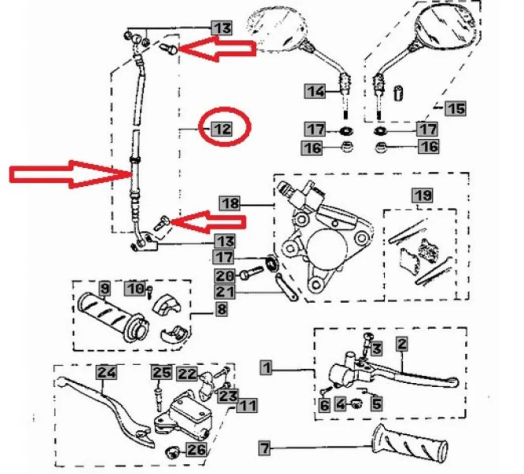 Peugeot Durite Frein AV Kit 733775 - Ø10mm 60° - afbeelding 5 van 5
