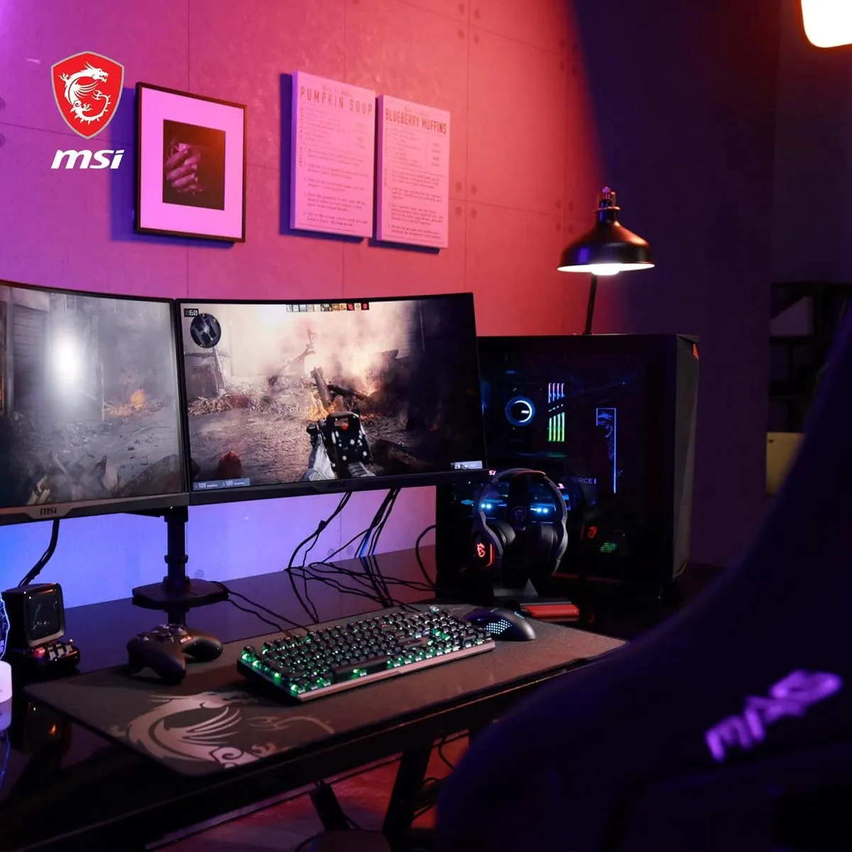 MSI MPG GUNGNIR 300P AIRFLOW Behuizing - ATX/EATX/ITX - 4 Ventilatoren - Zwart