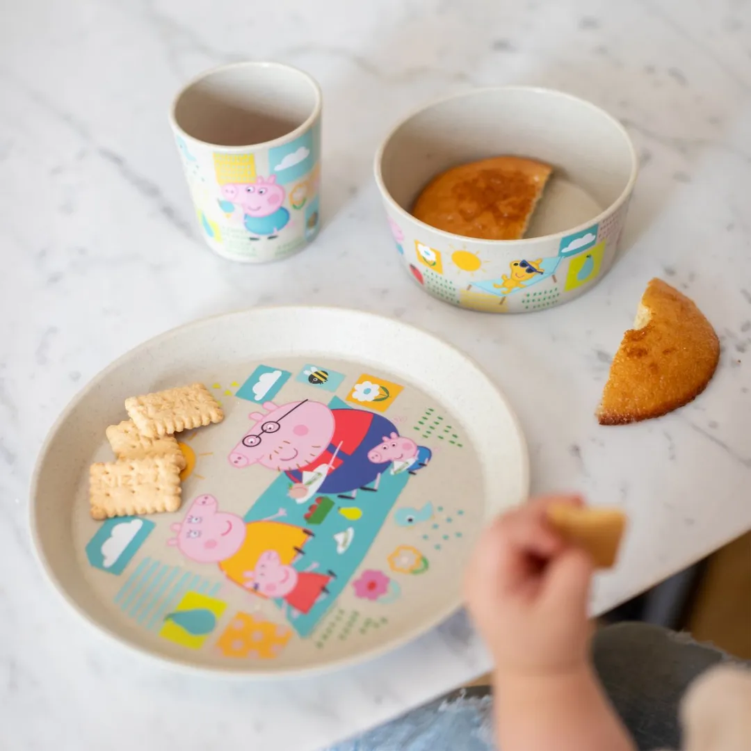 Koziol Peppa Pig Bio-Circulair Set - 3 Stuks - Wit