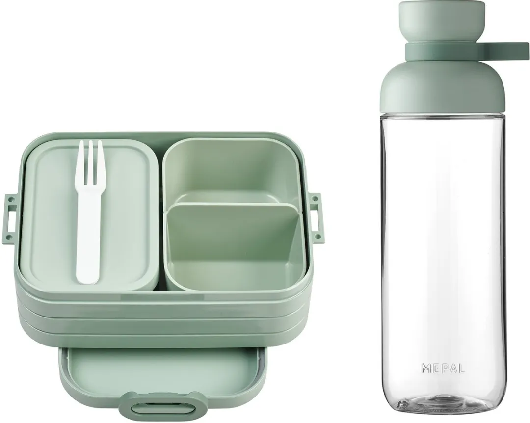 Mepal Bento Lunchbox Midi + Waterfles TAB Vita 1.6L