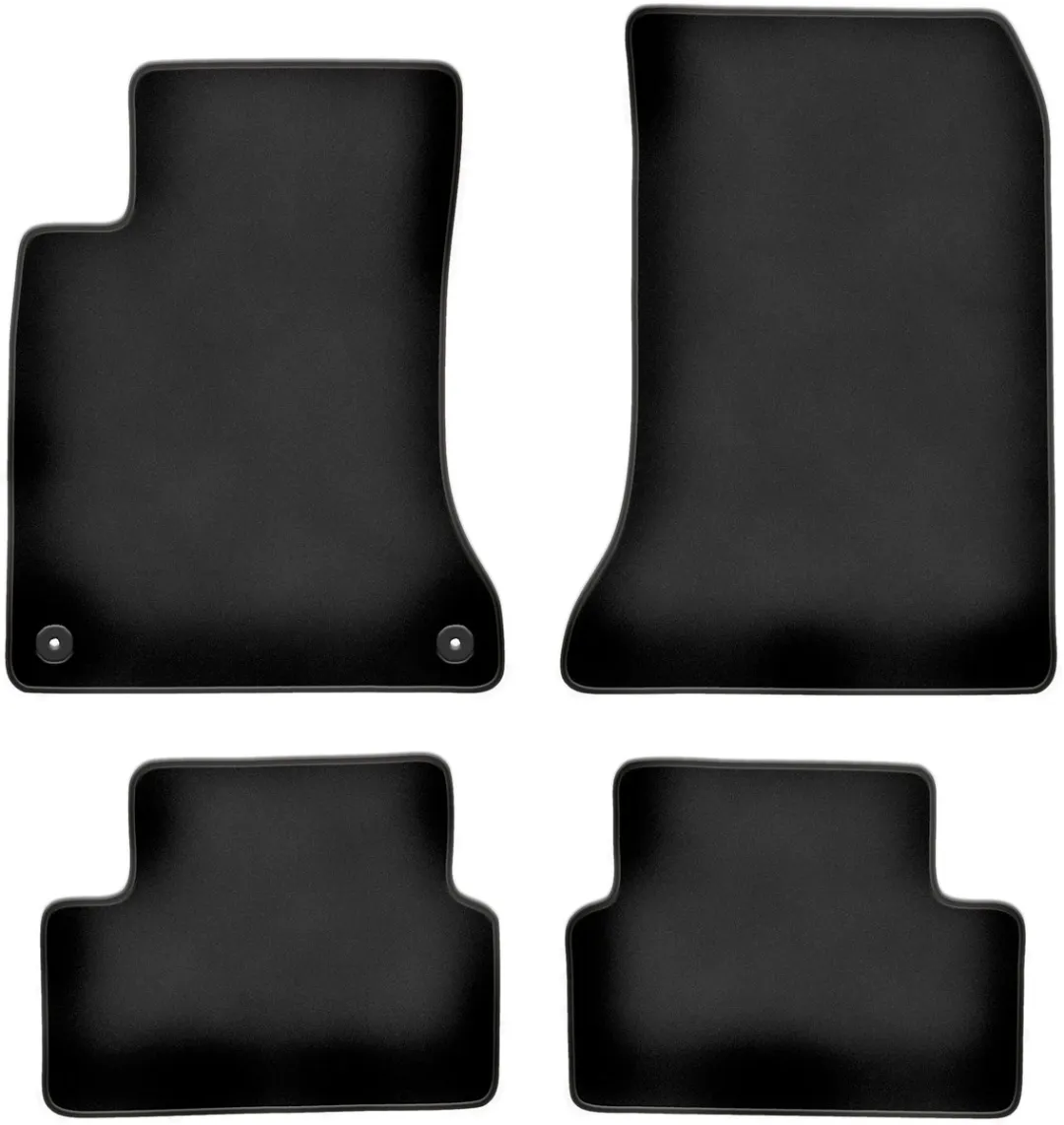 Mercedes W176 A-Klasse Automatten - 4 Stuks Zwart