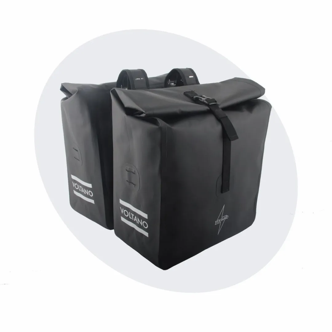 Voltano Dubbele Rolltop Fietstas 50L