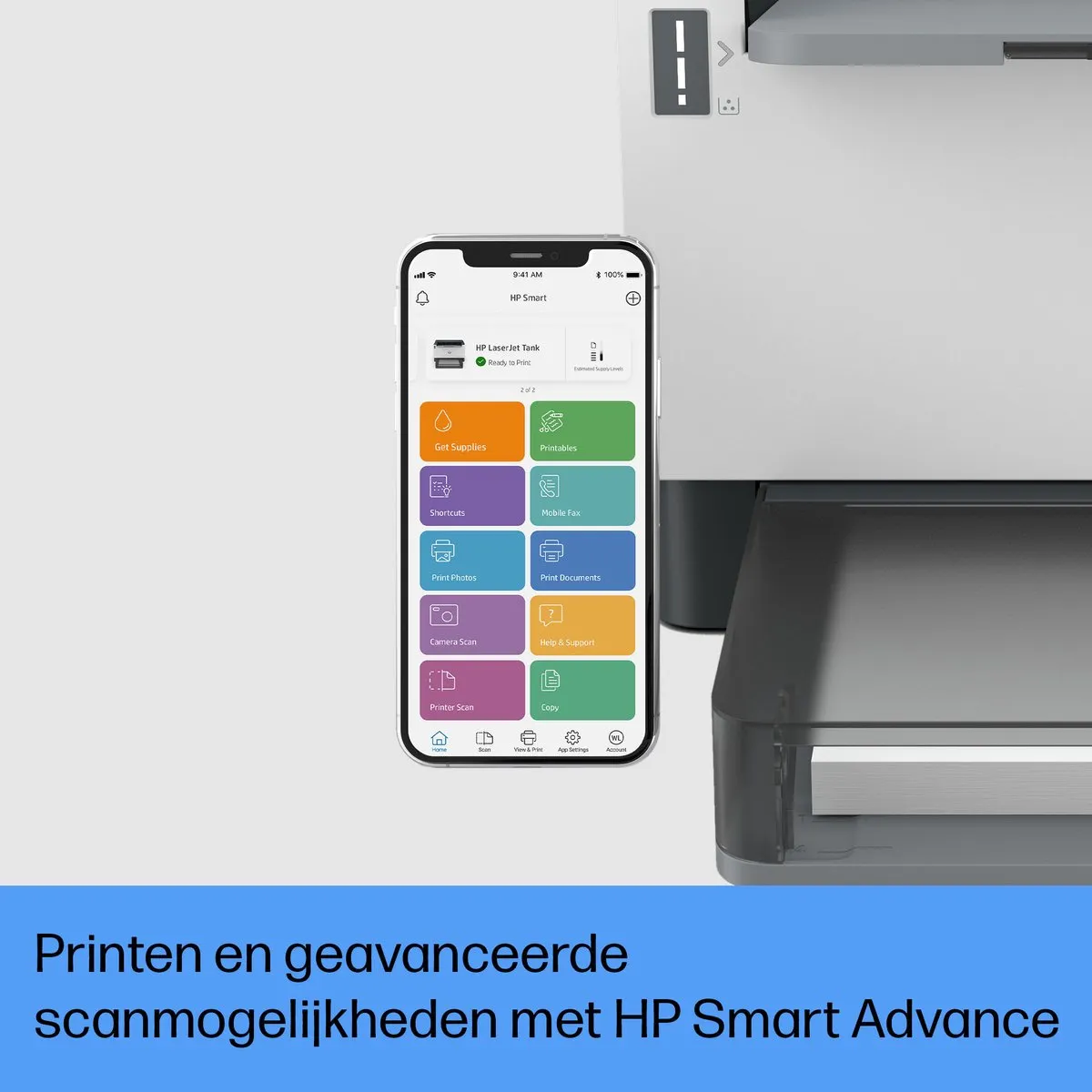 HP LaserJet Tank 1504w Laserprinter Wit