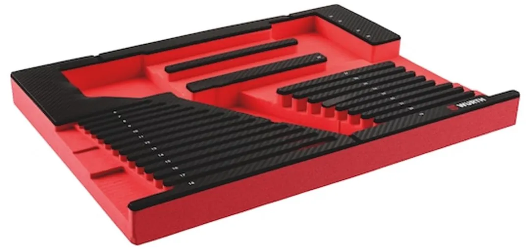 Würth Systeeminlay 8.4.1 Ringsteeksleutel - Rood/Zwart