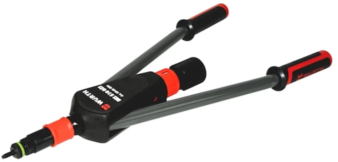 Würth Blindklinkmoerentang HES 510 OZS - 500mm - Grijs/Zwart/Rood