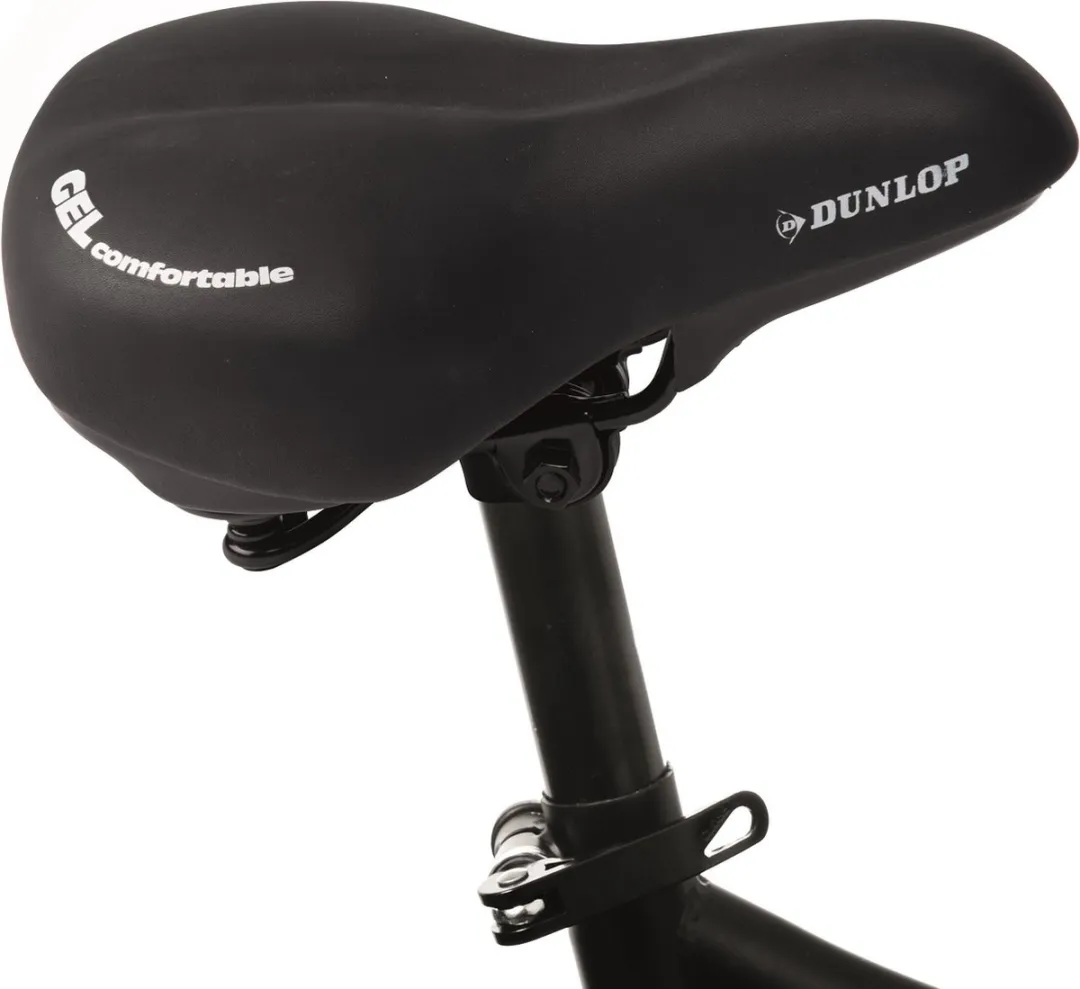 Dunlop Fietszadel Gel - 26,5x18,5x14cm - Zwart - afbeelding 6 van 6