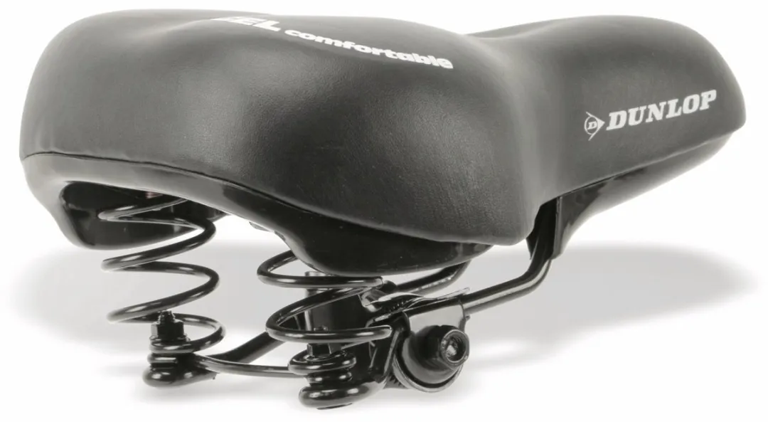 Dunlop Fietszadel Gel - 26,5x18,5x14cm - Zwart