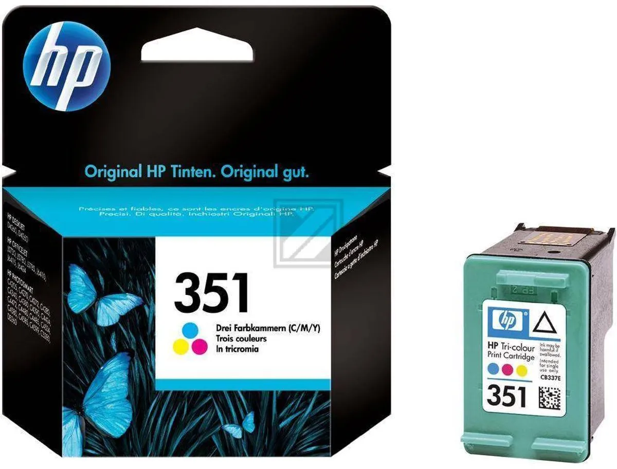 HP 351 CB337EE Inktcartridges - Cyaan/Magenta/Geel - 3x35ml
