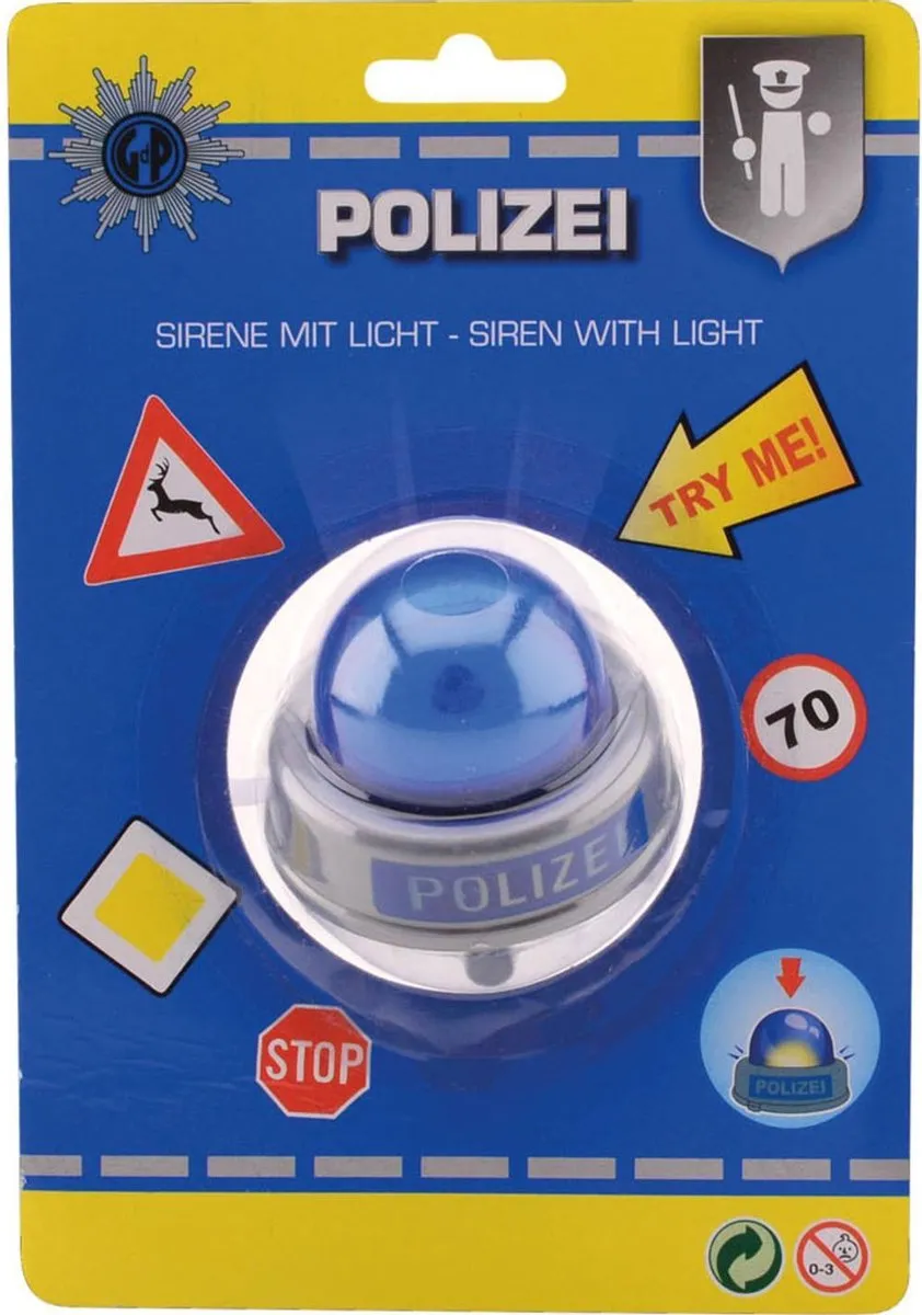 Johntoy Fietsbel Duitse Politie Sirene