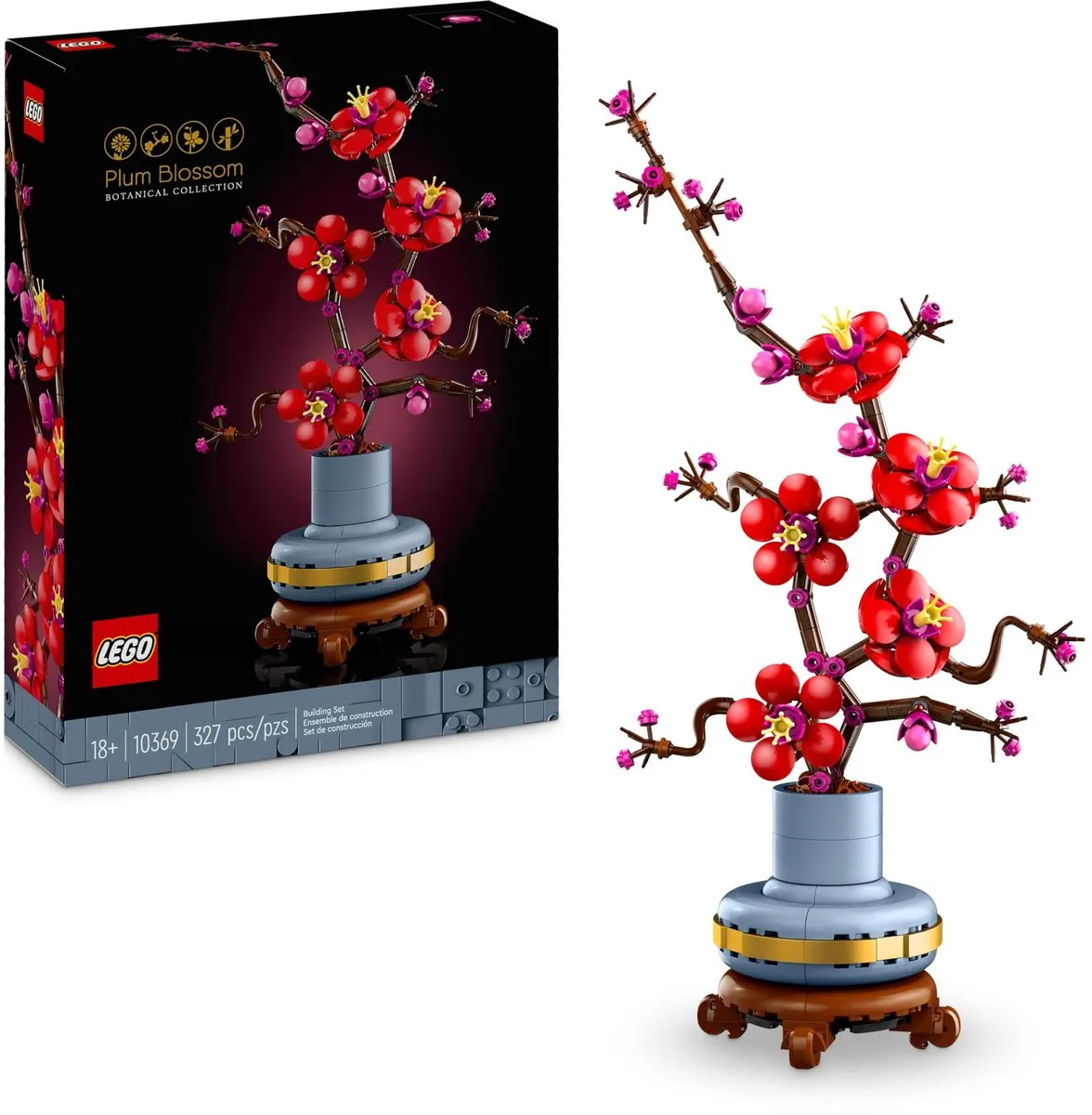 LEGO Icons Japanse Abrikoos Botanical Collection 10369 - 327 Stukken