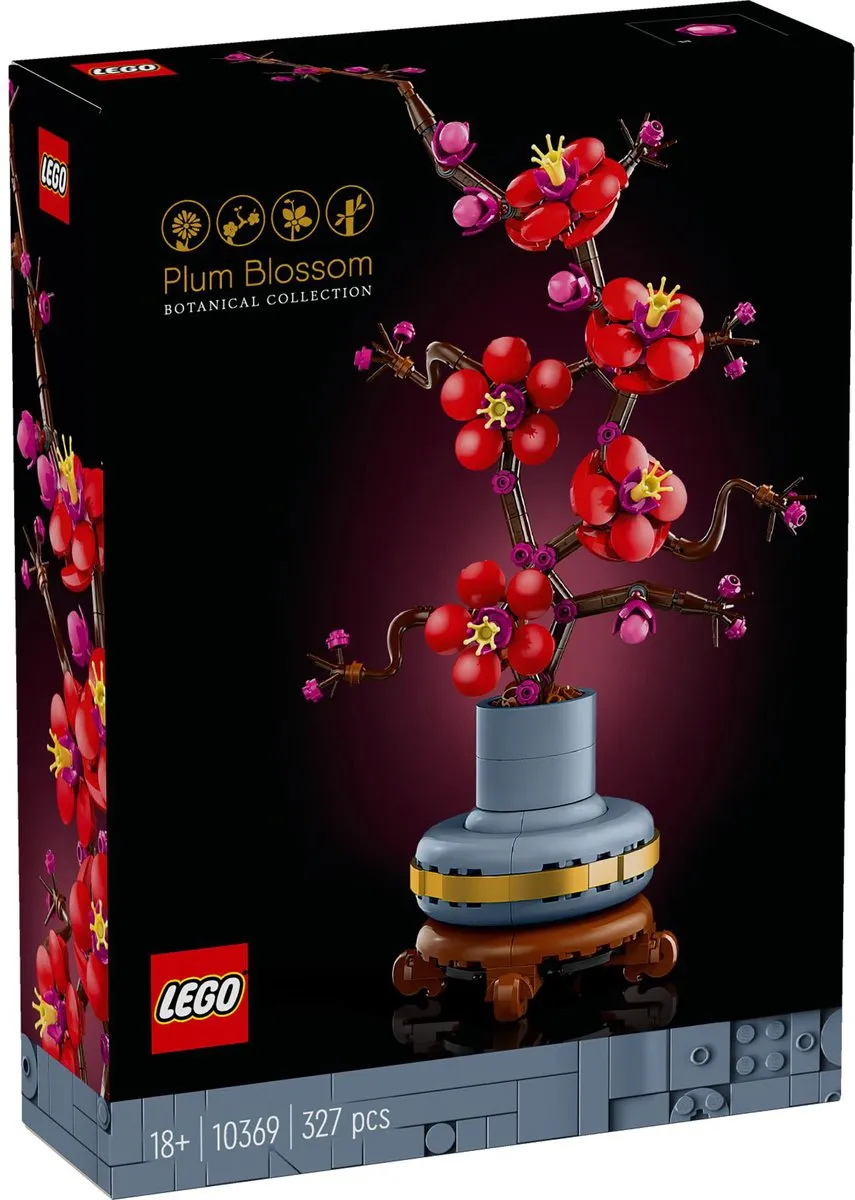 LEGO Icons Japanse Abrikoos Botanical Collection 10369 - 327 Stukken