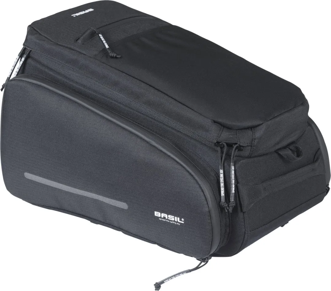 Basil Move Bagagedragertas MIK 26L - Zwart