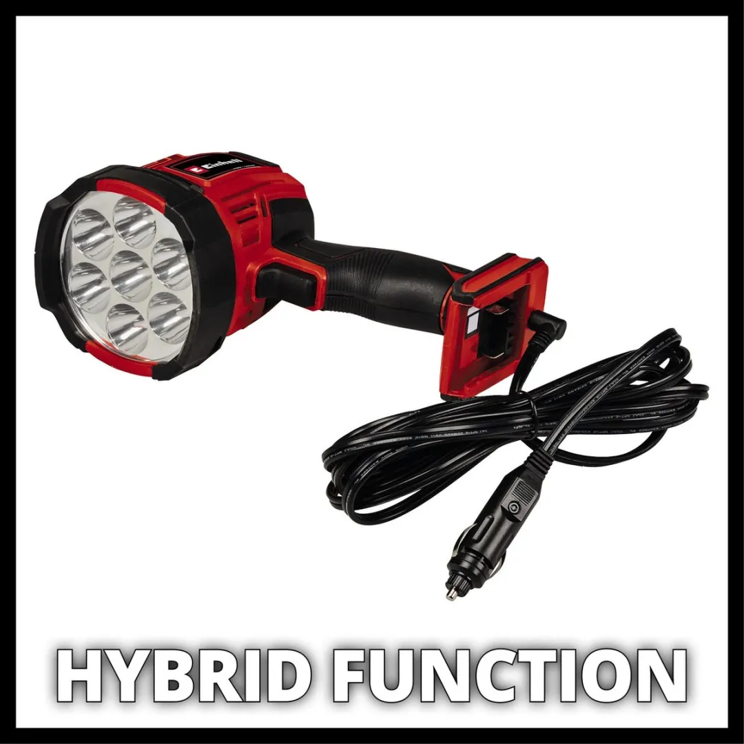Einhell Accu Lamp TE-CL 18/2500 LiAC Solo - 2500 Lumen - Rood/Zwart