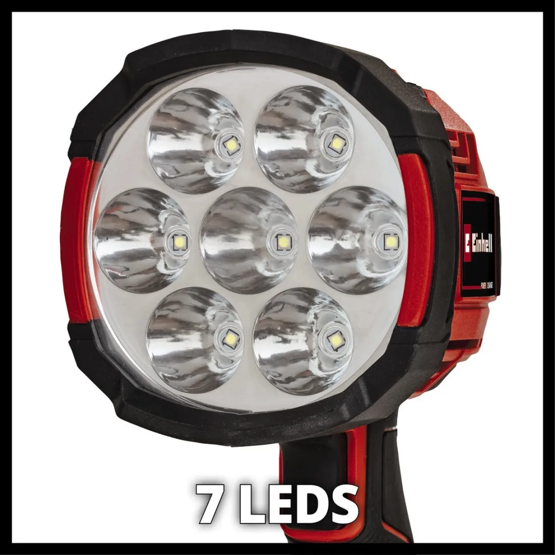 Einhell Accu Lamp TE-CL 18/2500 LiAC Solo - 2500 Lumen - Rood/Zwart
