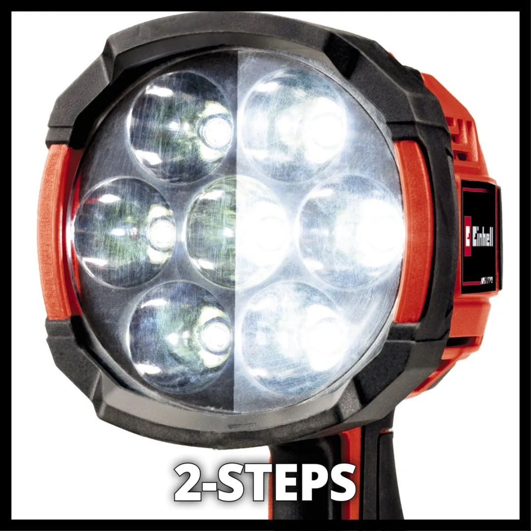 Einhell Accu Lamp TE-CL 18/2500 LiAC Solo - 2500 Lumen - Rood/Zwart