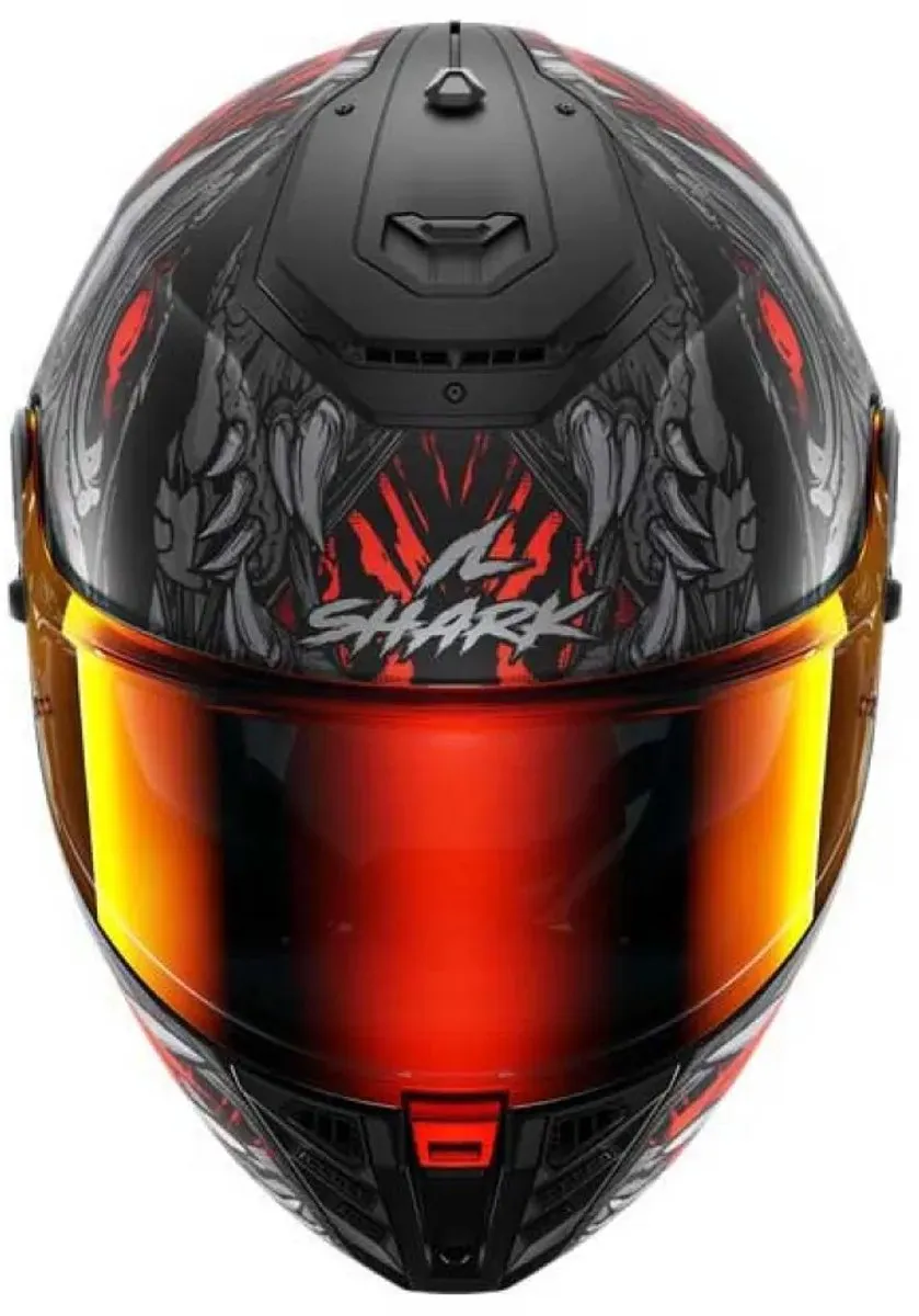 Shark Spartan RS Shaytan Integraalhelm - Maat M - Mat Zwart/Rood