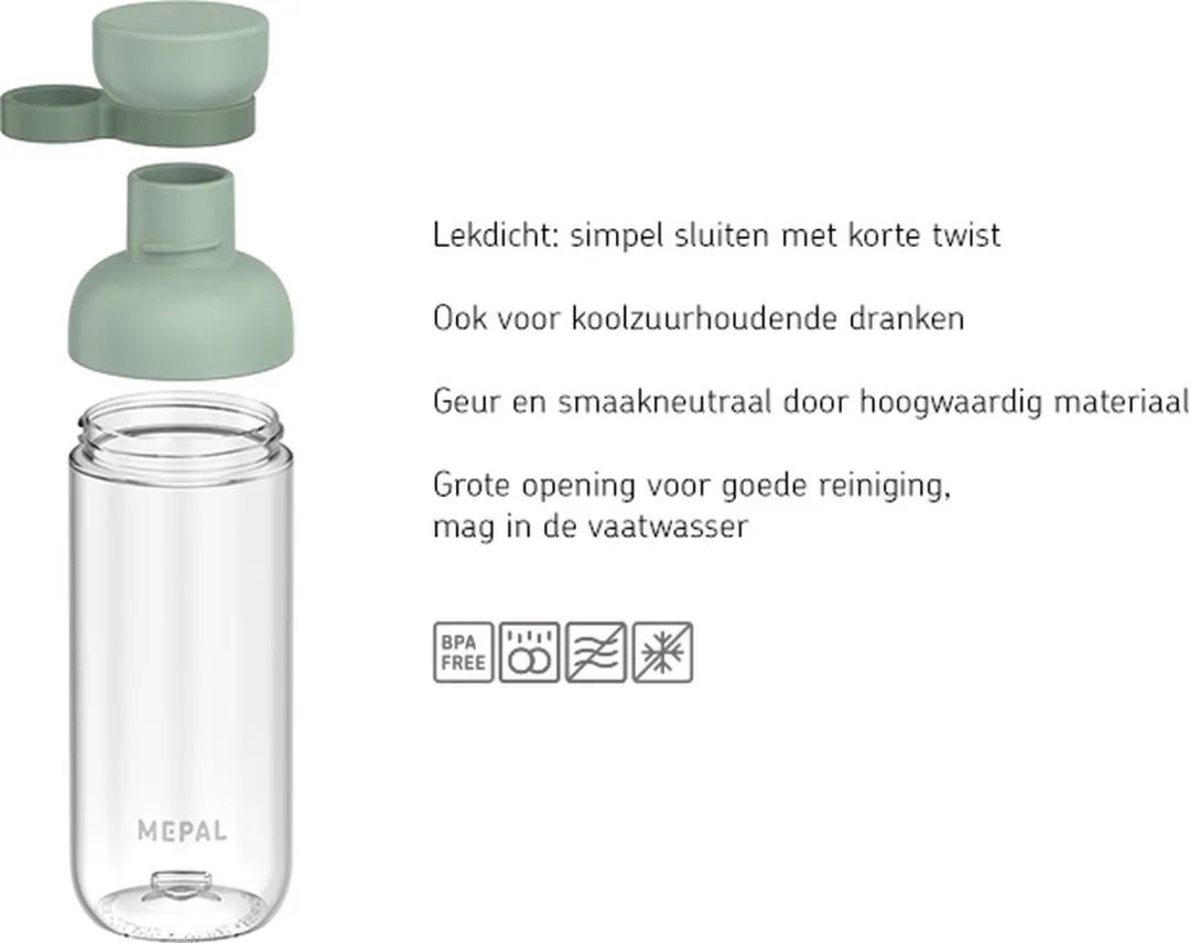 Mepal Vita Waterfles 700ml - Vivid Blue