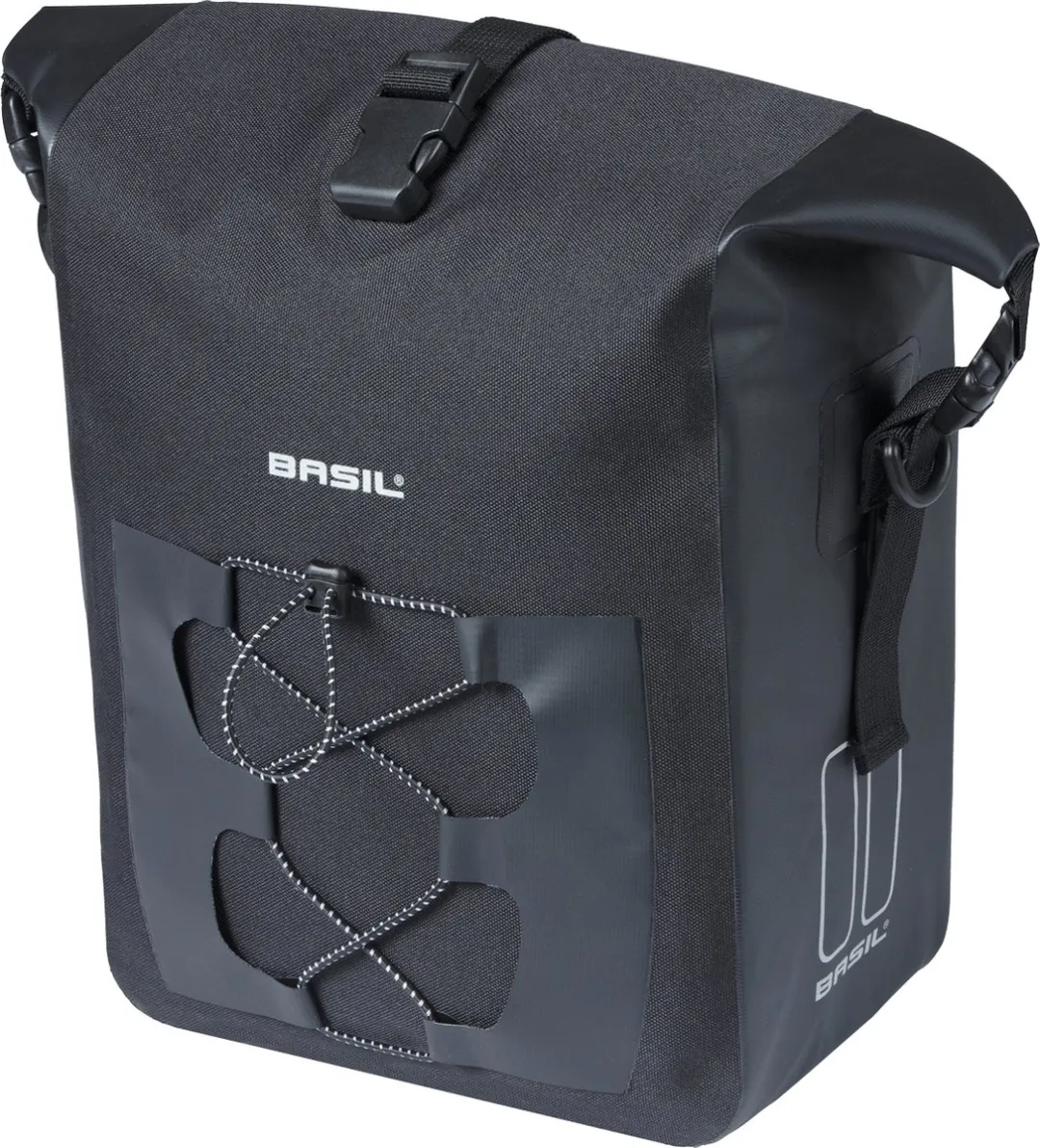 Basil Navigator Waterproof MIK Studs Fietstas 15L - Zwart