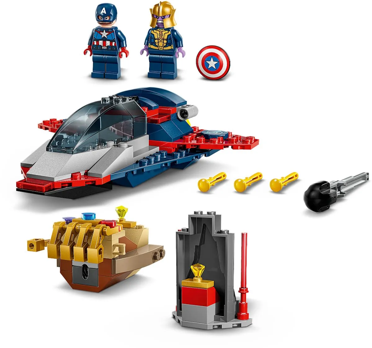 LEGO Marvel Captain America vs. Thanos 76319 - 107 Stukken - afbeelding 6 van 6