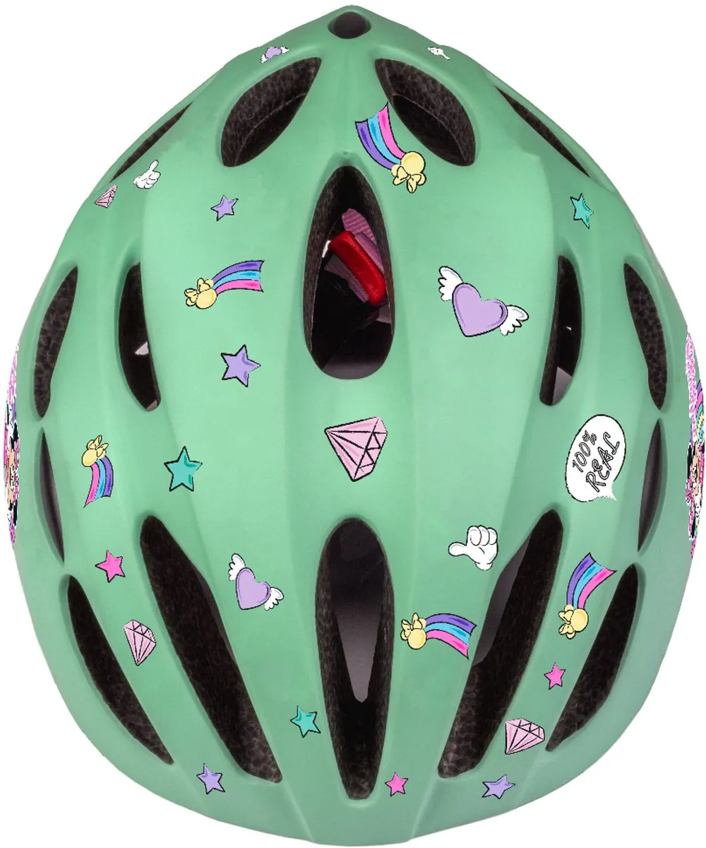 Disney Minnie Mouse Fietshelm - Mint Groen 52-56 cm