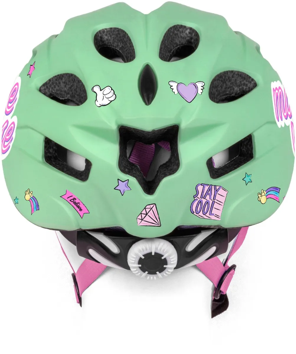 Disney Minnie Mouse Fietshelm - Mint Groen 52-56 cm