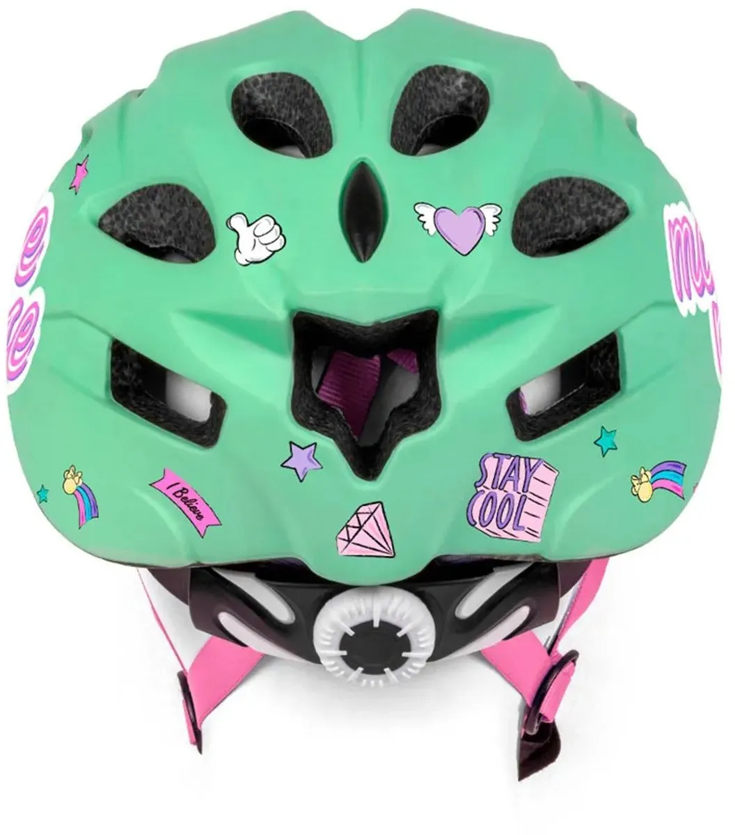 Disney Minnie Mouse Fietshelm - Mint Groen 52-56 cm