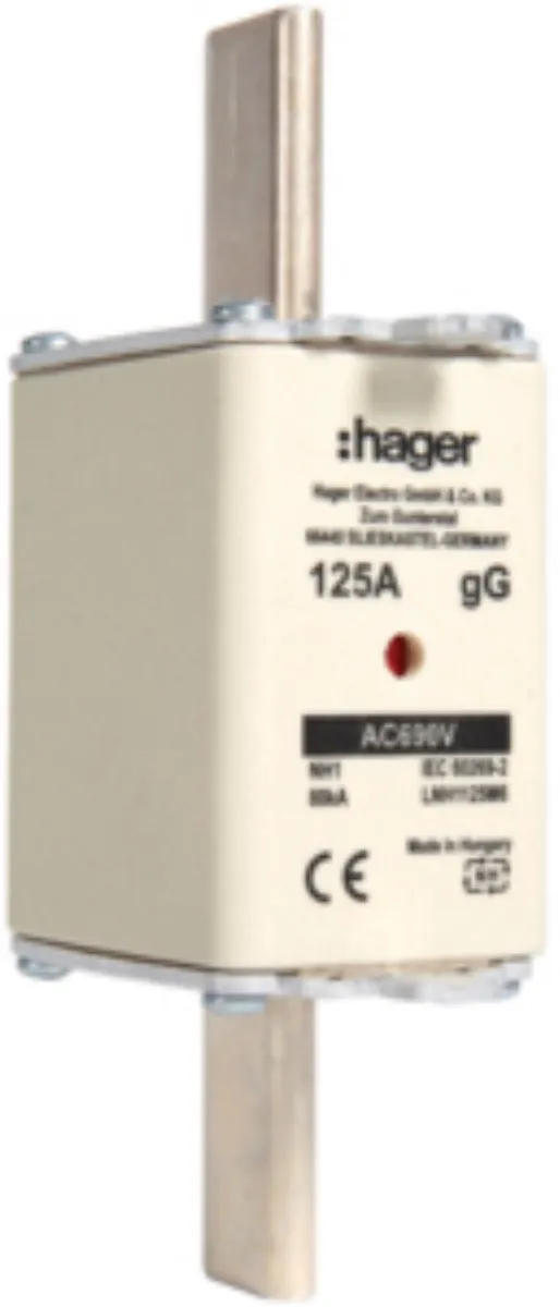 Hager LNH1125M6 MESPATR.NH1 125A