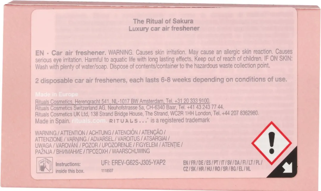 Rituals The Ritual of Sakura Auto Parfum 6g - afbeelding 6 van 6