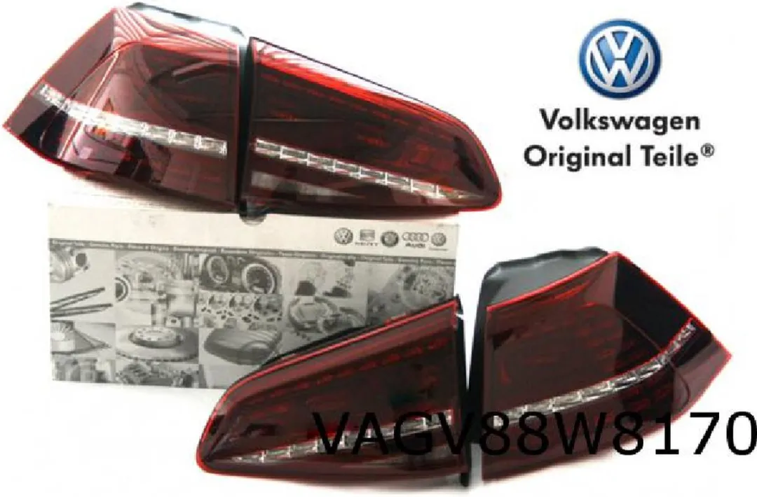 Volkswagen Golf VII Achterlichtset - Rood - 4 Stuks