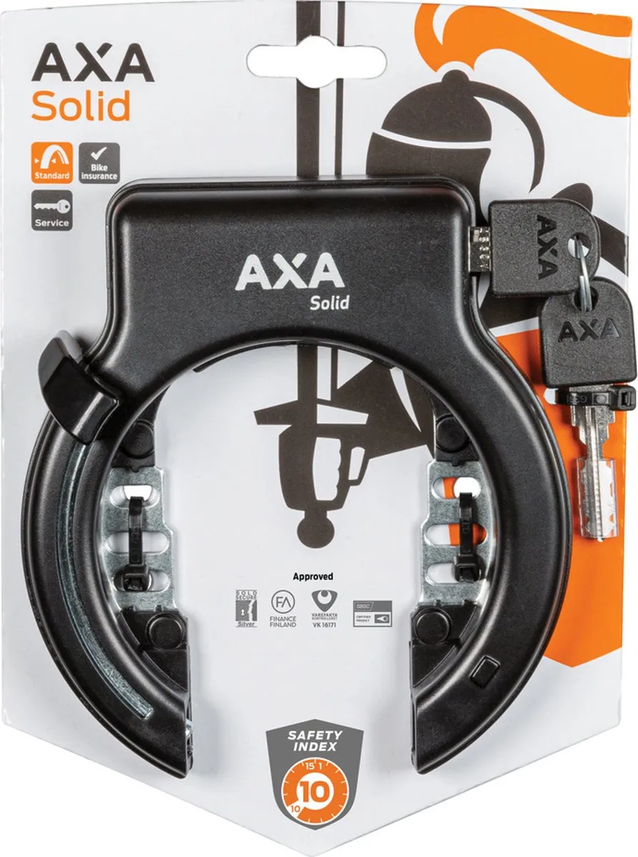 AXA Solid Ringslot ART2 Goedgekeurd - Zwart