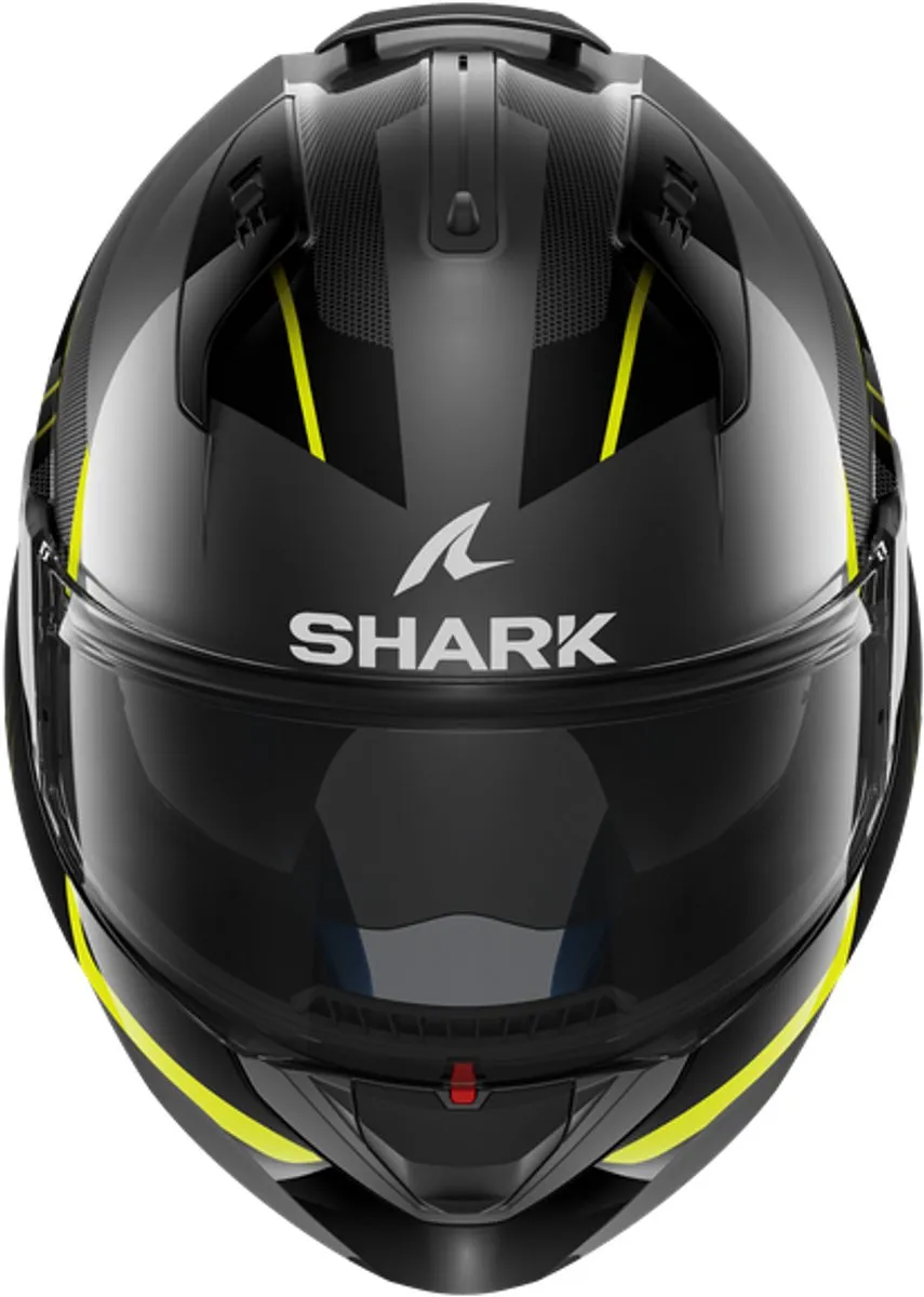 Shark Evo Es Kryd Helm KS - Zwart/Grijs/Geel