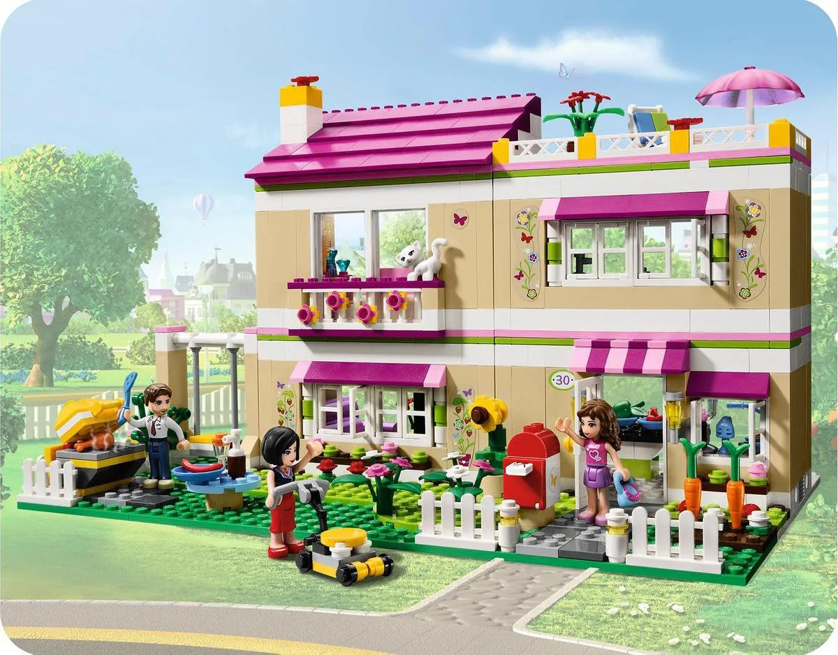 LEGO Friends Olivia's Huis 3315 - 695 Stukken - 3 Minifiguren