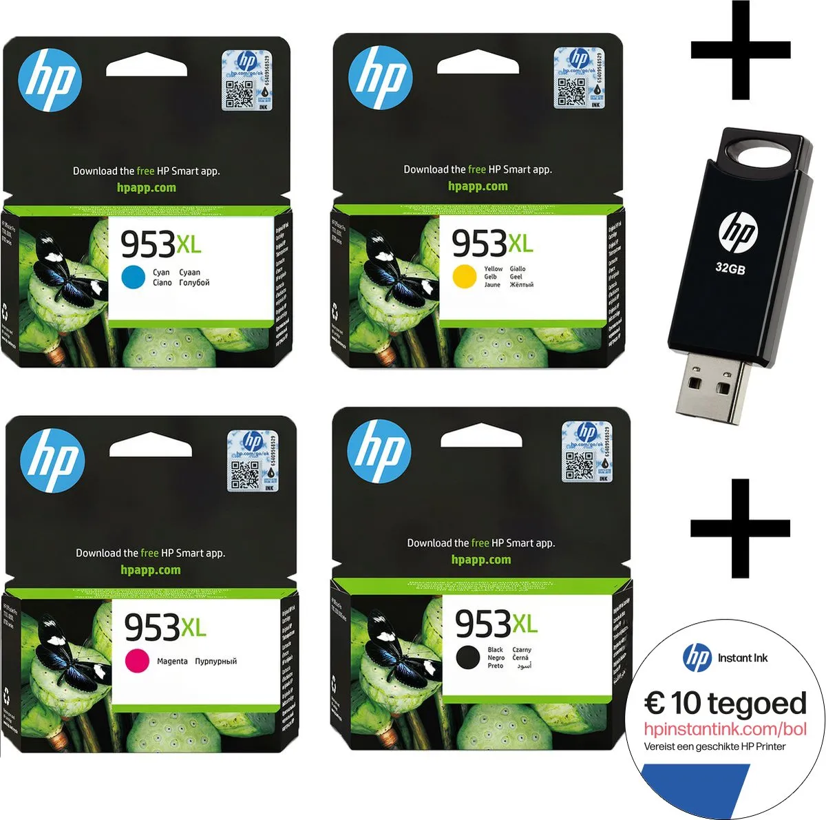 HP 953 XL Inktcartridges