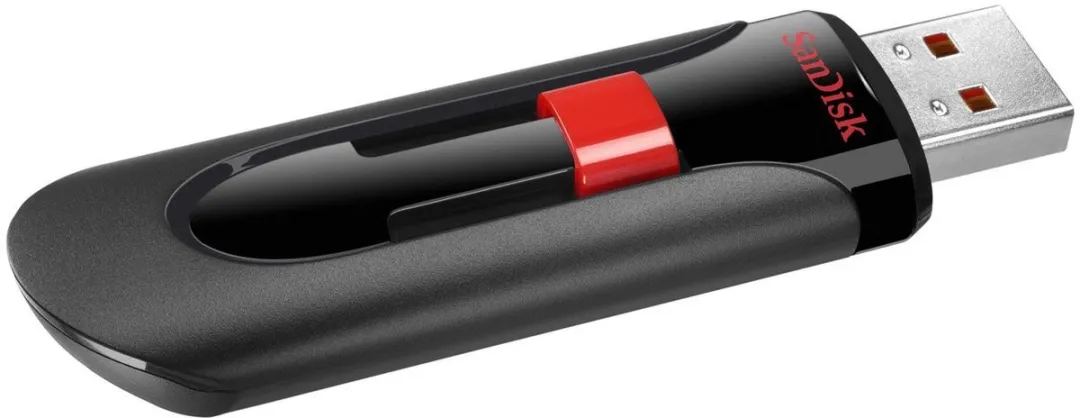 SanDisk Cruzer Glide 32GB USB-stick - Zwart/Rood