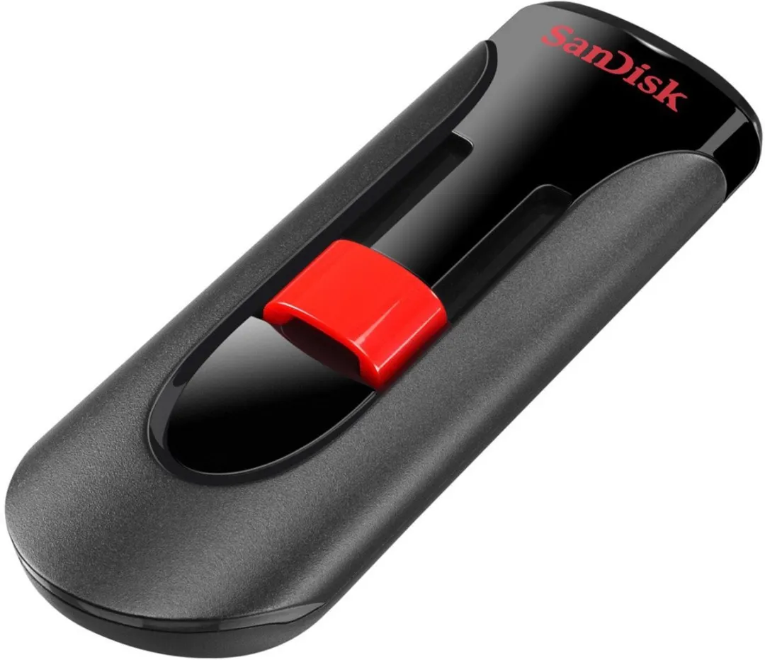 SanDisk Cruzer Glide 32GB USB-stick - Zwart/Rood