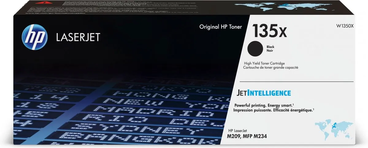 HP 135X Tonercartridge Zwart XL - 2400 Pagina's