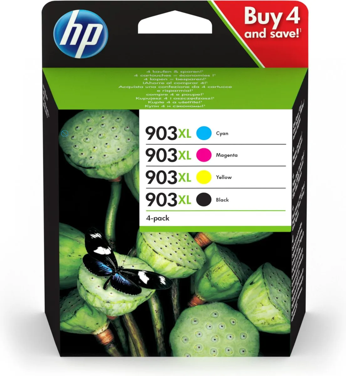 HP 903XL Inktcartridge - 3300 pagina's - Zwart & Kleur