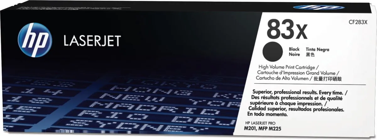 HP 83X Tonercartridge Zwart
