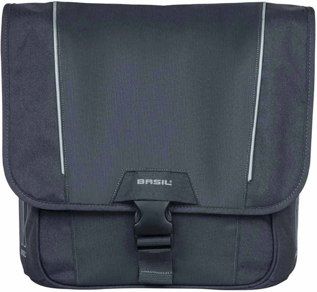 Basil Sport Design Dubbele Fietstas MIK - 16L - Grijs