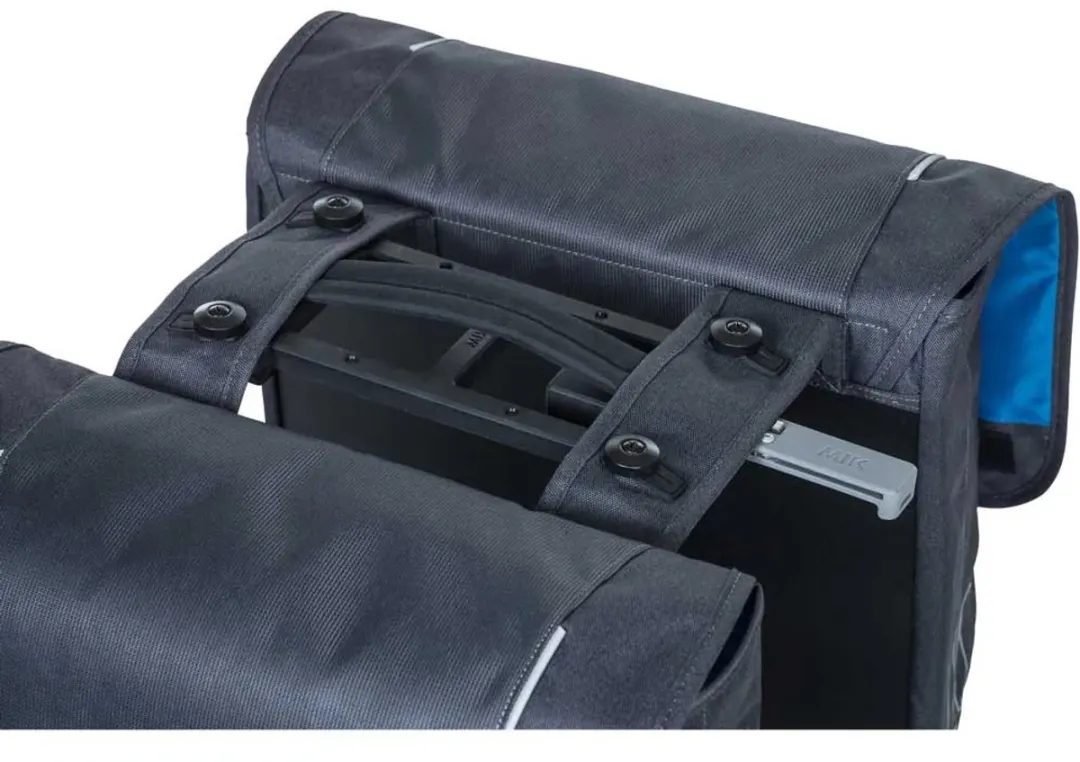 Basil Sport Design Dubbele Fietstas MIK - 16L - Grijs