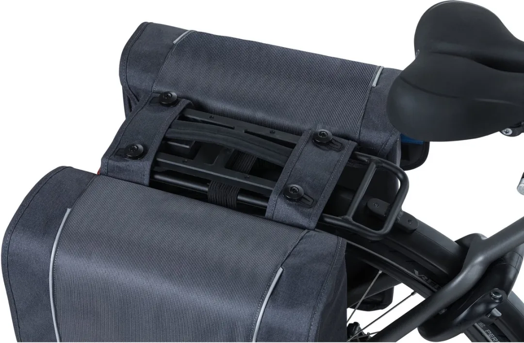 Basil Sport Design Dubbele Fietstas MIK - 16L - Grijs - afbeelding 6 van 6
