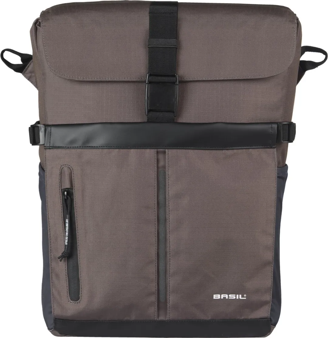 Basil Move MIK Studs Fietsschoudertas 15L - Bruin