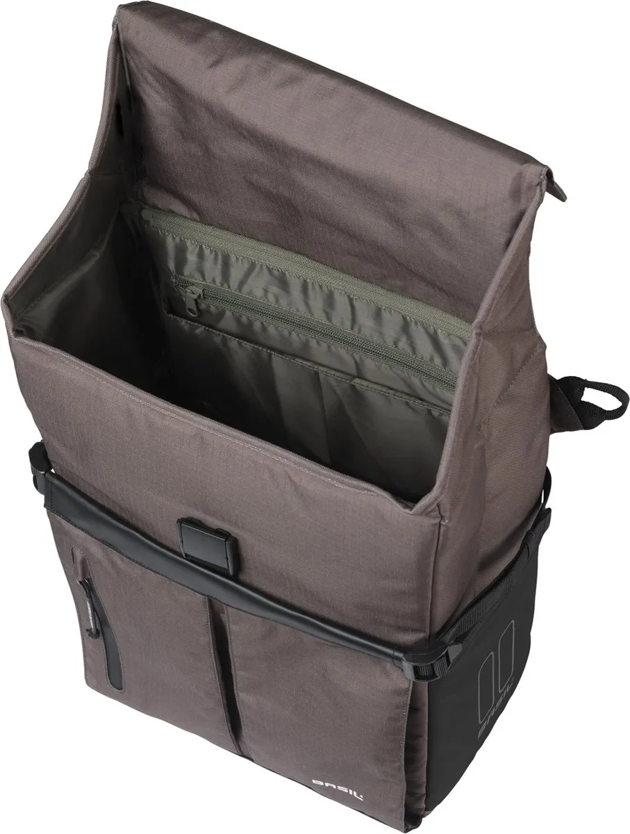 Basil Move MIK Studs Fietsschoudertas 15L - Bruin