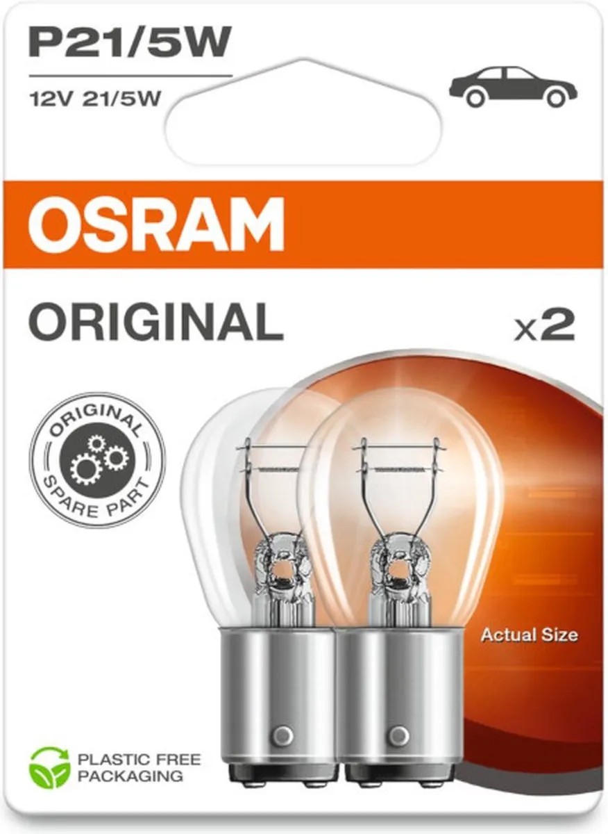 Osram Original P21/5W BAY15d Set - 2 Stuks