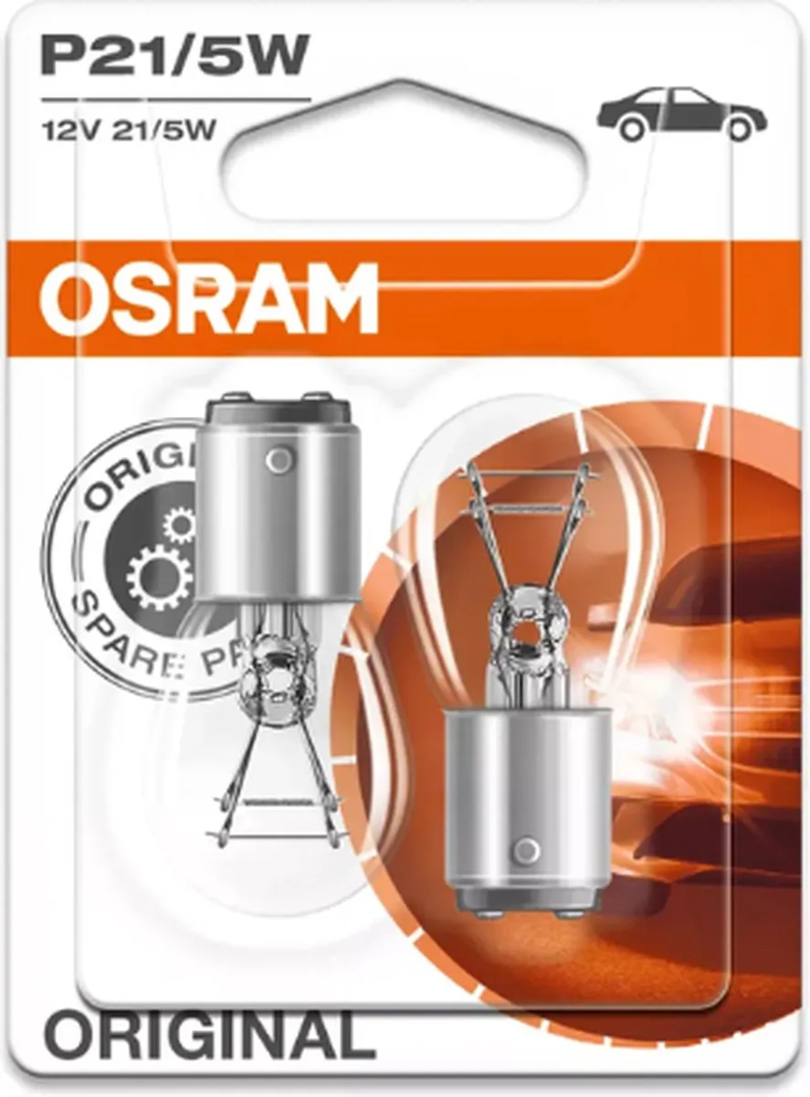 Osram Original P21/5W BAY15d Set - 2 Stuks