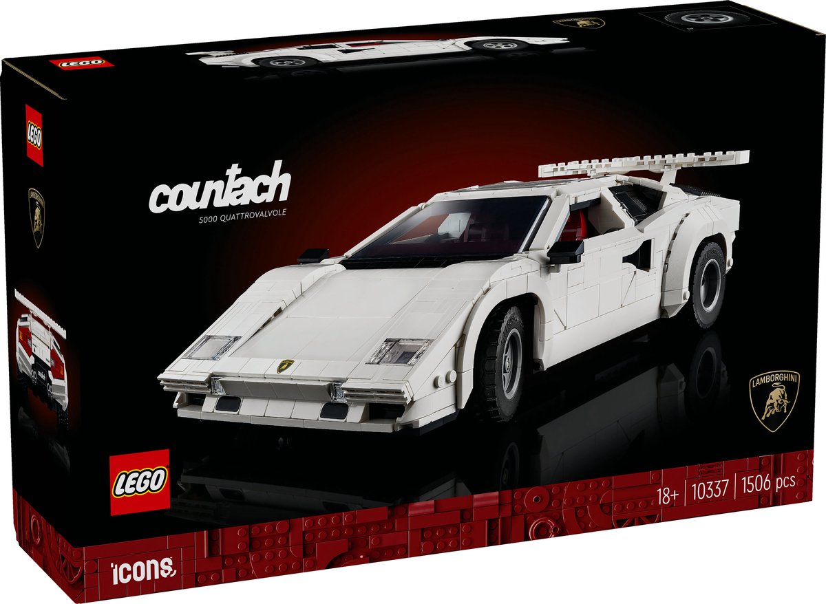 LEGO Icons 10337 - Lamborghini Countach 5000 Quattrovalvole