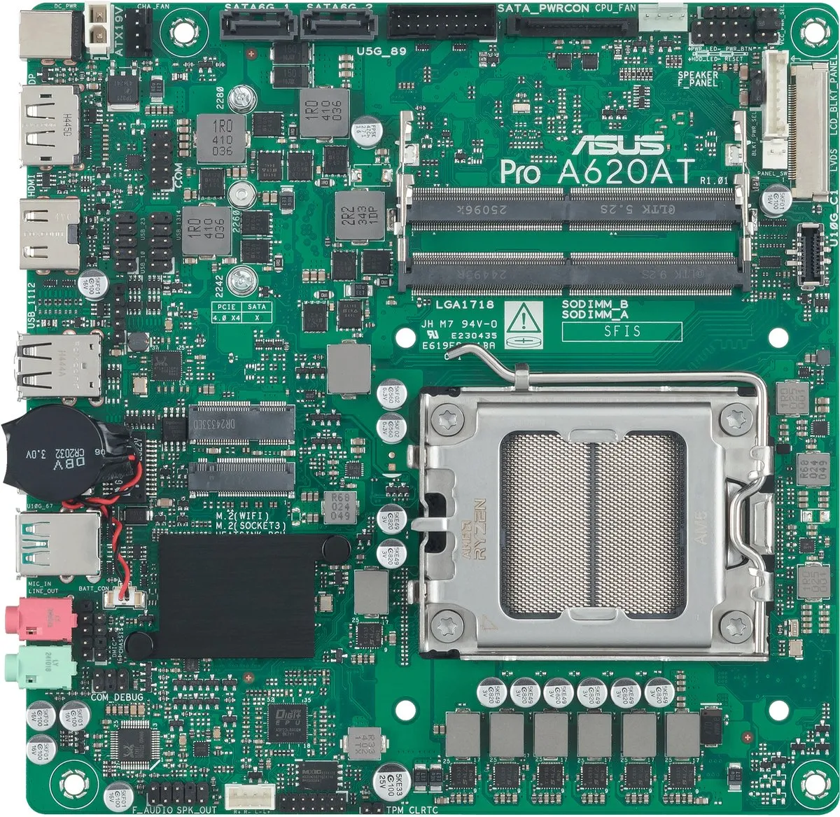 ASUS Pro A620AT-CSM AM5 Thin Mini ITX