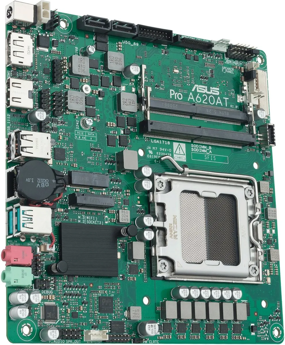 ASUS Pro A620AT-CSM AM5 Thin Mini ITX - A620A